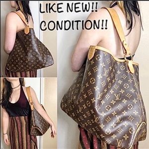 💋 BEAUTIFUL 💋 DISCONTINUED monogram Louis Vuitton hobo delightful mm